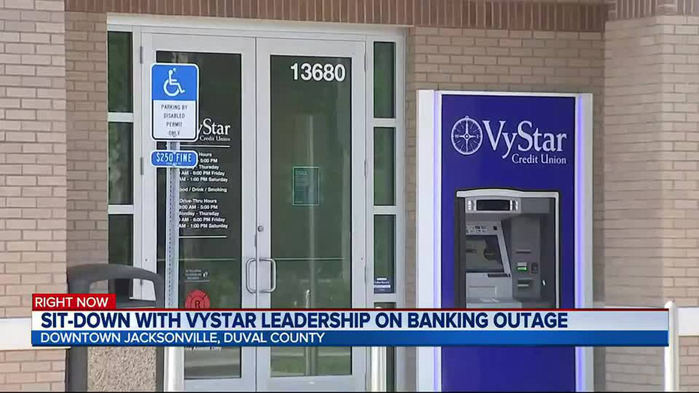 Sitdown with Vystar leadership on banking outage Action News Jax