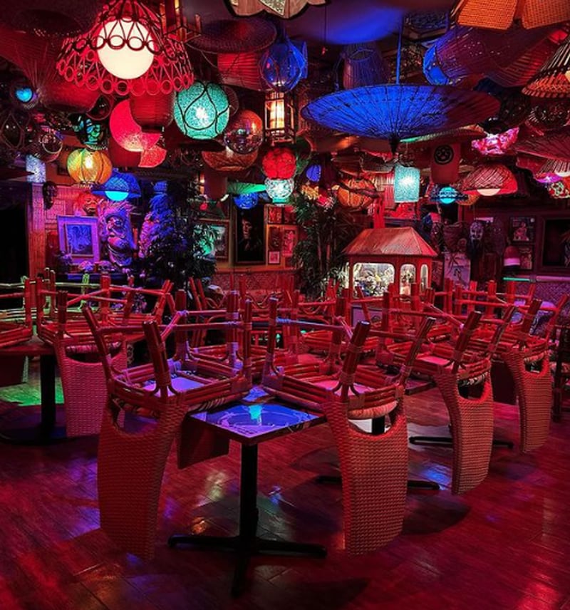 According to its website, the Secret Tiki Temple bar was opened in 2017.