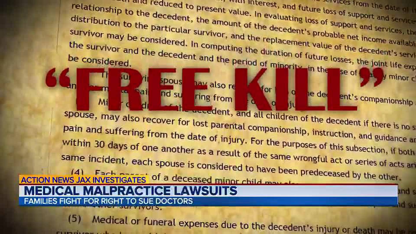 ‘Free kill:’ Woman says father died from medical malpractice, working to close Florida law loophole – Action News Jax