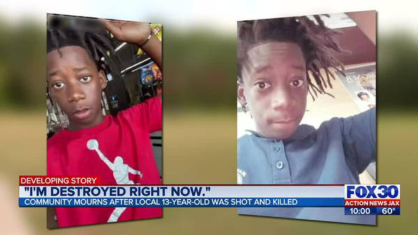 MAD DADS of Jacksonville identifies 13-year-old boy killed in drive-by shooting