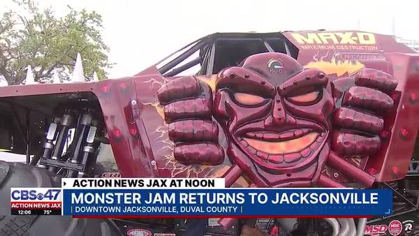 High-flying ‘carnage’ set to return to Jacksonville for Monster Jam weekend