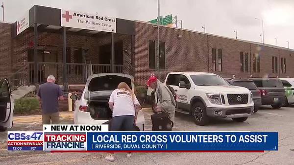 Jacksonville Red Cross sending volunteers to aid in recovery from Francine