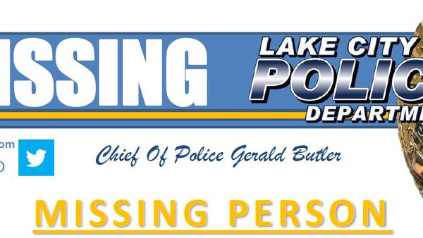 Lake City Police looking for missing man