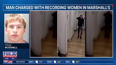 Man arrested for video voyeurism after recording women in bathroom at Marshalls in March