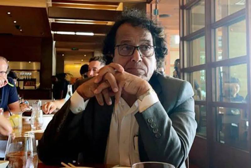 In this photo provided by Ibrahim Almadi, Saad Ibrahim Almadi sits in a restaurant in an unidentified place, in the United States, on August 2021. Saudi Arabia has freed the Saudi-American citizen it had imprisoned more than a year over his old tweets critical of the kingdom’s crown prince.