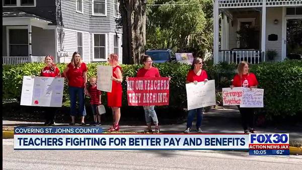 St. Johns County educators and parents demand change for teacher salary