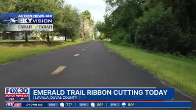 Jacksonville officials to open first part of Emerald Trail today