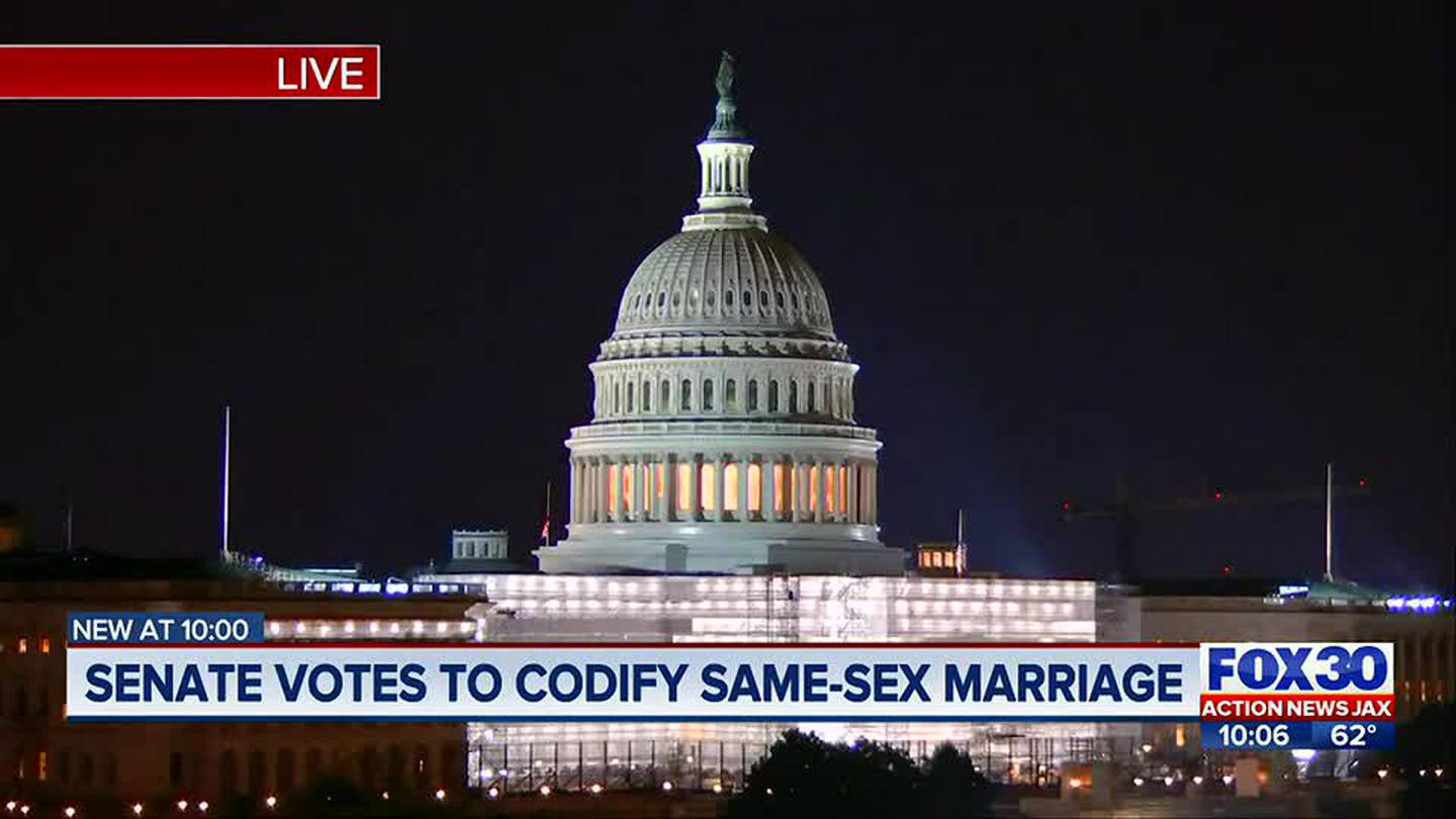 Senate Votes To Codify Same Sex Marriage Action News Jax 8206