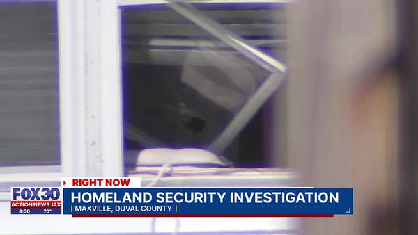 Bullet holes in home under Homeland Security investigation in Maxville; sources say 1 suspect dead