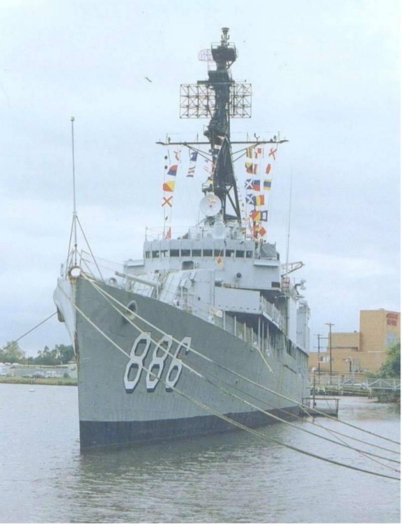 The USS Orleck as a museum ship.