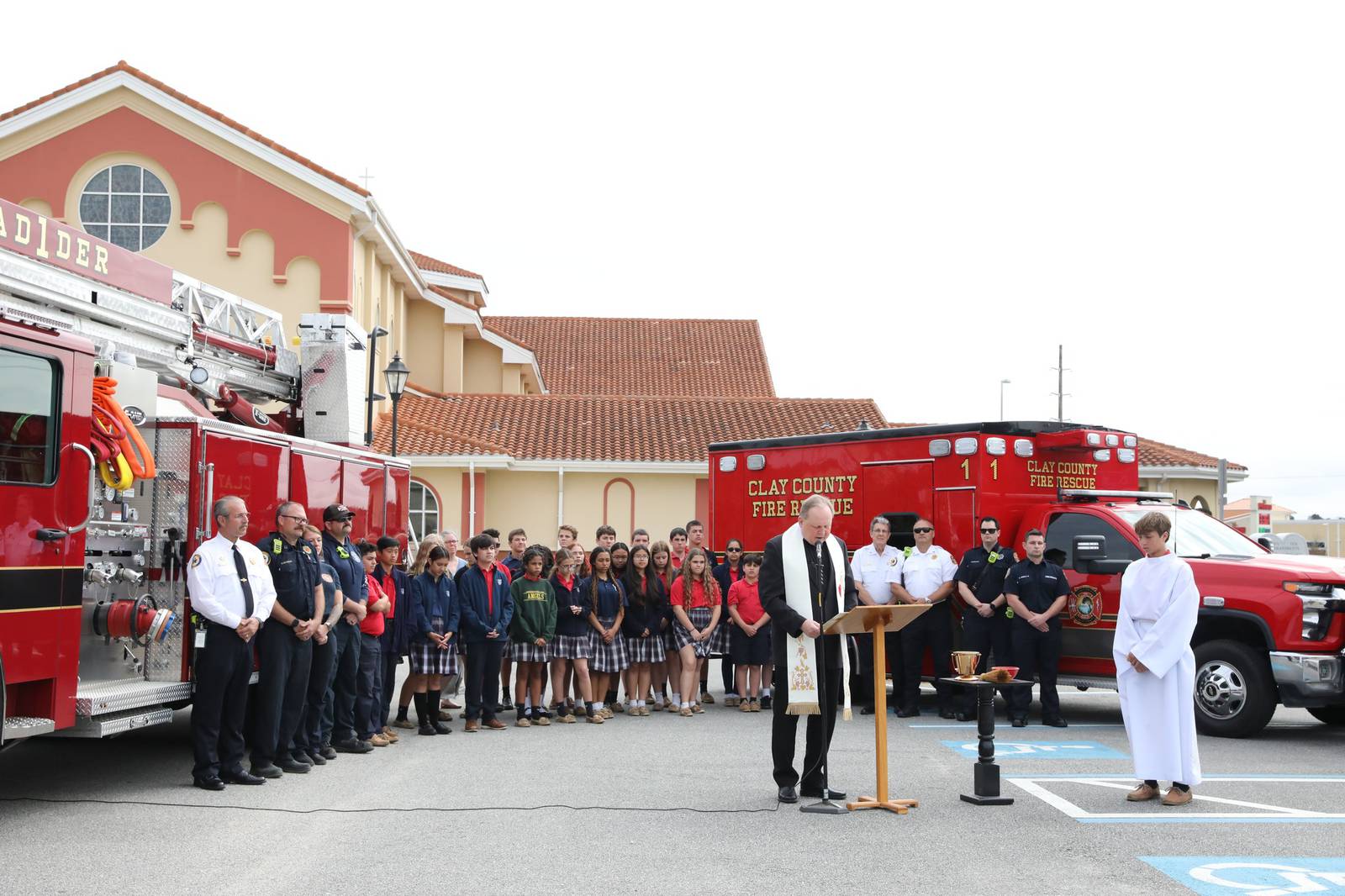 Clay County Fire Rescue gets ‘Blessing of the Trucks’ for two new