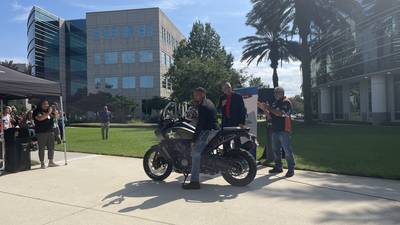 ‘You guys have literally saved my life’: WWP, Harley-Davidson give local veteran new motorcycle