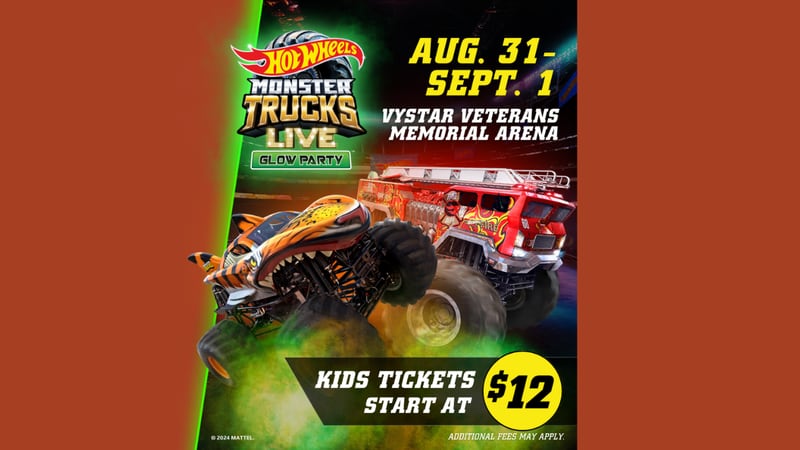 Hot Wheels Monster Truck Live Glow Party