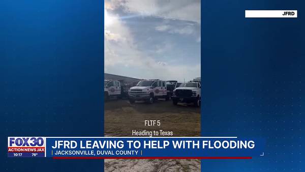 JFRD says they’re sending first responders to help with flooding in Texas