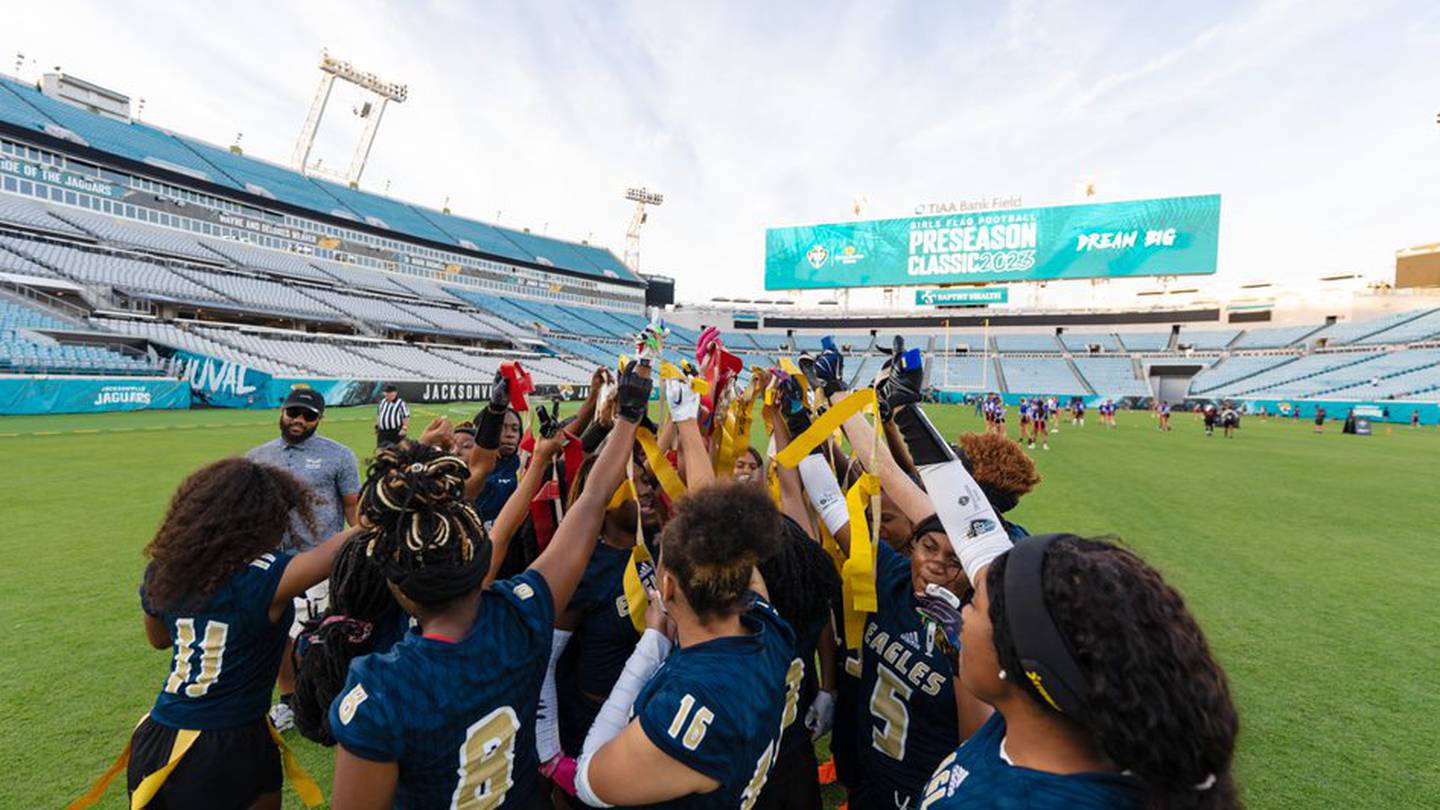 Jacksonville Jaguars announce a new scholarship for girls in flag football  – Action News Jax