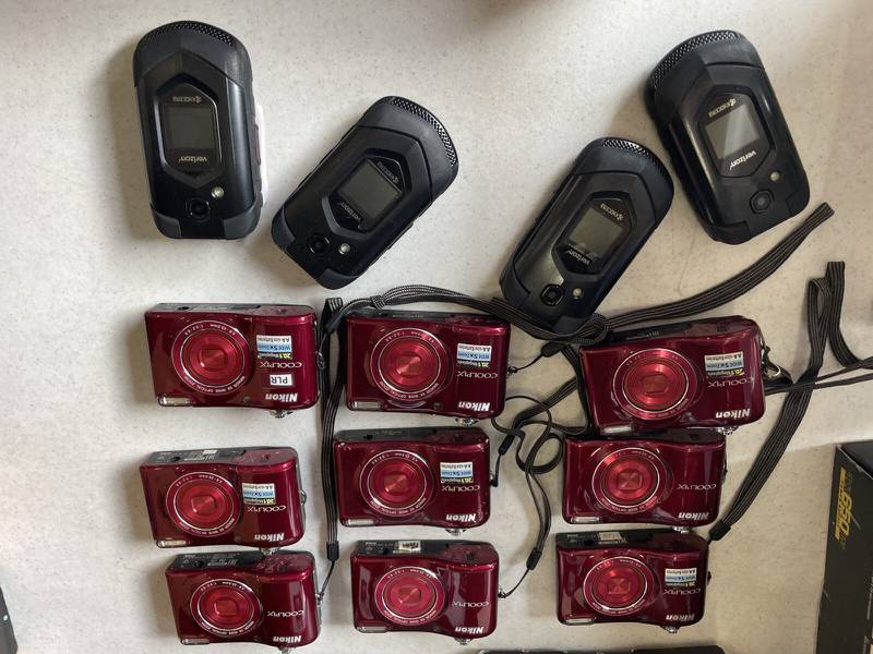The SJC surplus auction on Saturday will have cell phones and cameras available to for the public to bid on.