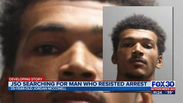 JSO searching for man who resisted arrest