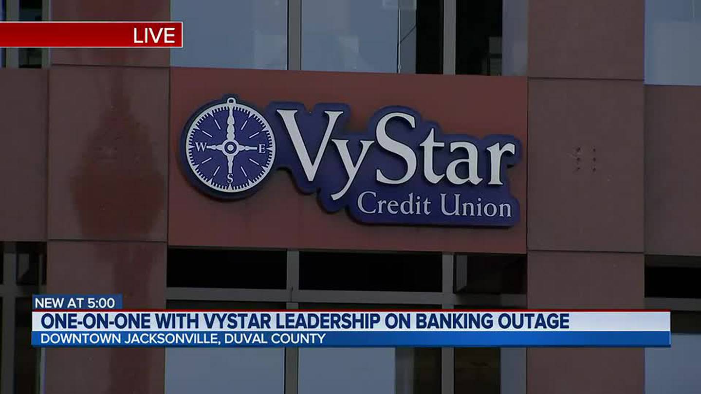 Oneonone with VyStar leadership on banking outage Action News Jax