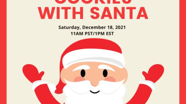 Holiday fun for the family: Virtual Storytime & cookies with Santa