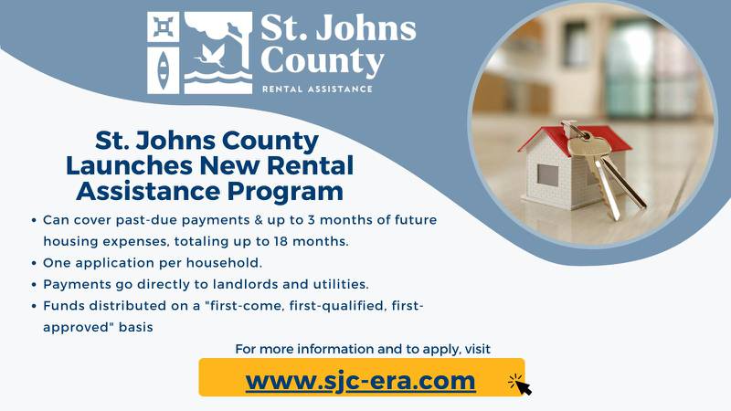 St. Johns County Launches New Rental Assistance Program.