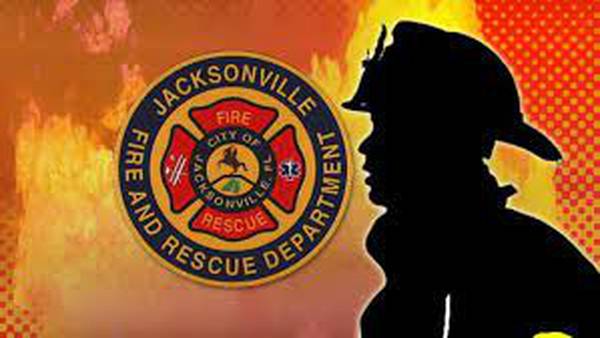 Jacksonville Fire and Rescue Department responding to house fire on Timuquana Road