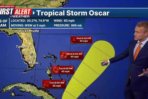 Oscar makes landfall in Cuba