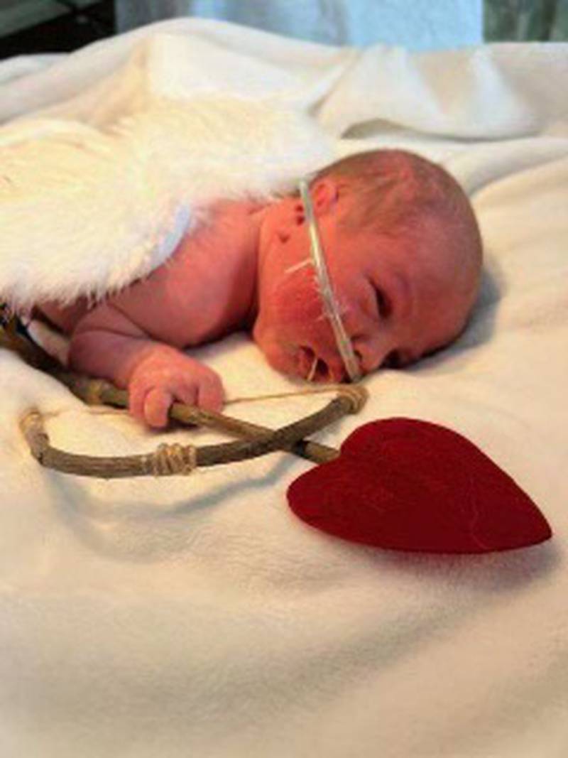 Baby boy John was born on Feb. 13, 2024 at HCA Florida Memorial Hospital.