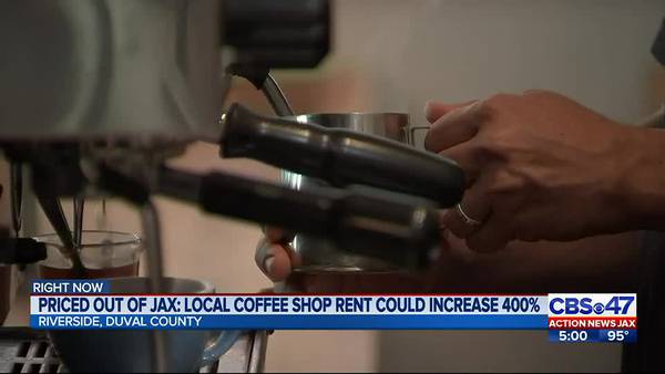 Priced out of Jax: Local coffee shop rent could increase 400%