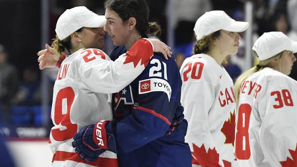 Canada and U.S. ratchet up their cross-border rivalry to new heights in women's hockey world final