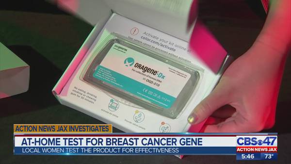 Action News Jax Investigates: At-home test for breast cancer gene
