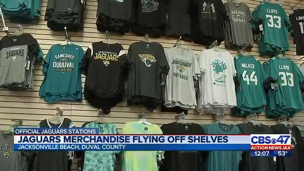 ‘Everybody woke up’: Local store describes higher demand for Jags gear