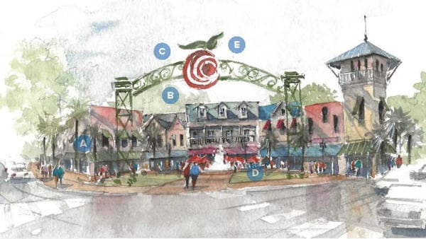 Photos: Drawings show what an Orange Park town square could look like