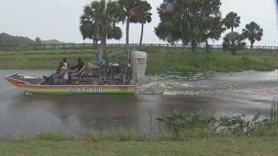 13 people injured when 2 airboats collide at Wild Florida