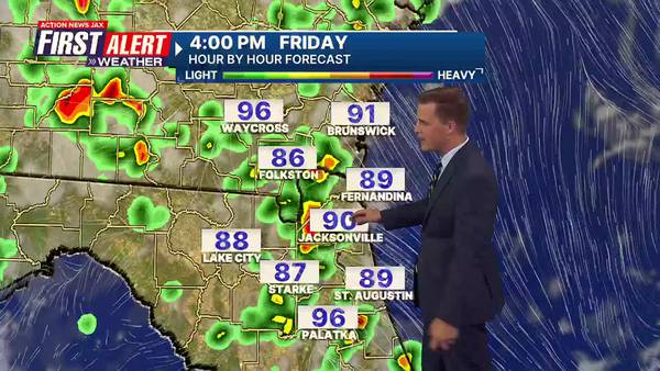 First Alert Weather: A few afternoon downpours continue into the weekend