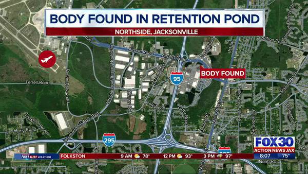JSO investigating after body found floating in pond on Jacksonville’s Northside