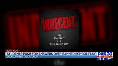 Students push for answers after Duval County school leaders cancel ‘Indecent’ performance