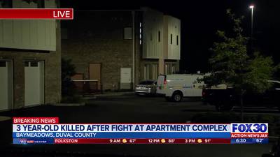3 people dead including a 3-year-old child in a Southside apartment complex, JSO says