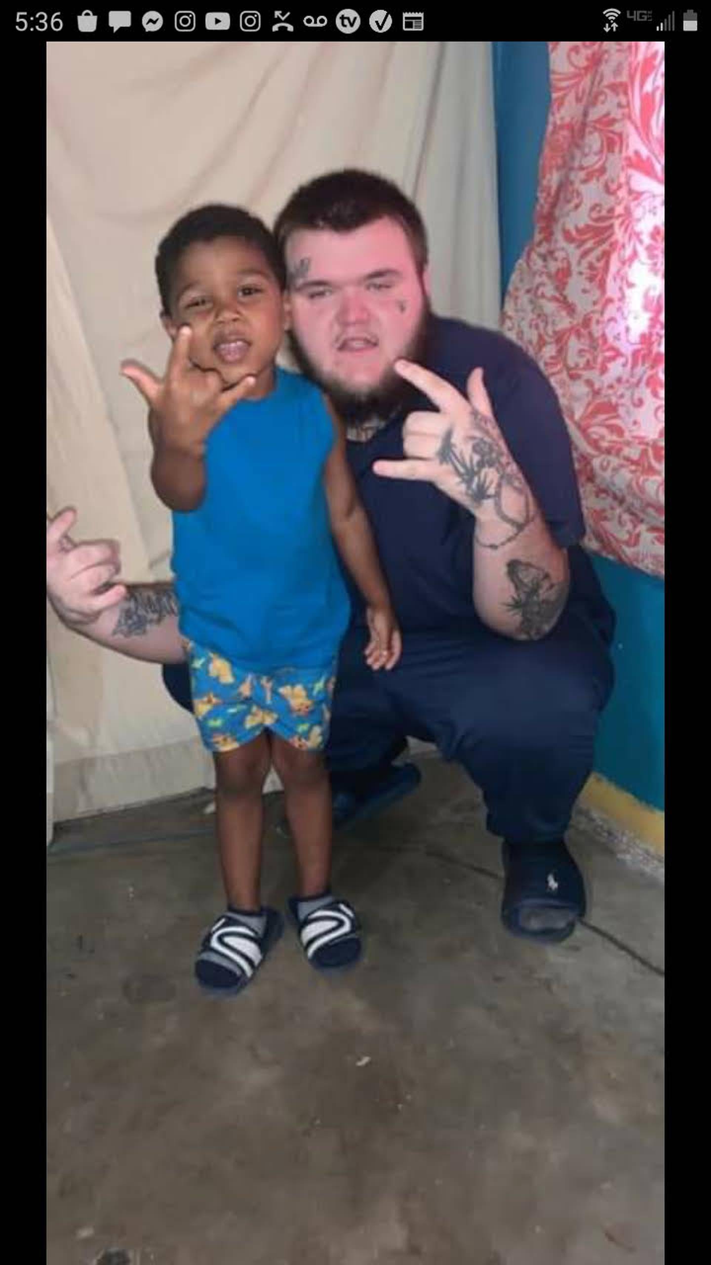 Family shared this photo of Danny Waye (left), a 6-year-old boy who was killed after shooting himself while handling a loaded gun he found.