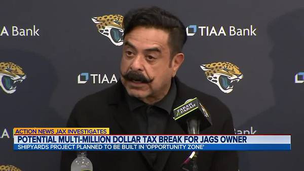 Potential multi-million dollar tax break for Jaguars owner