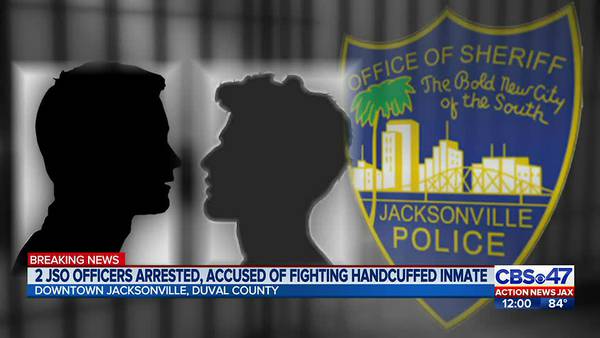 2 Jacksonville officers arrested for battery after confrontation with inmate caught on video