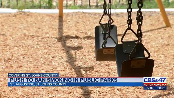 City of St. Augustine could ban smoking in public parks if ordinance is officially approved