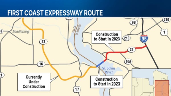 TRAFFIC ALERT: First Coast Expressway project to cause road closures in Clay County