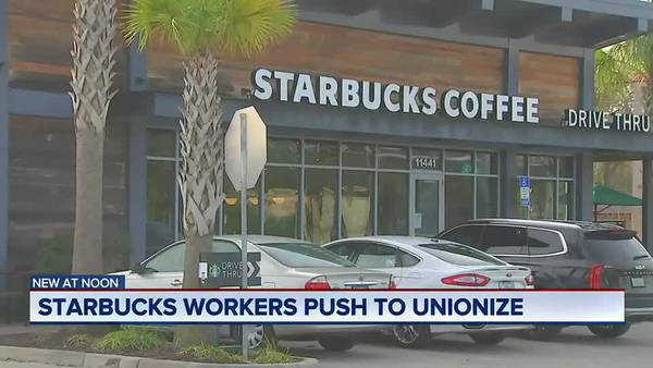 Starbucks workers at two Jacksonville locations receiving ballots for union vote