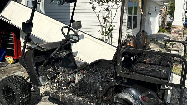 SJCFR: Charging golf cart causes garage fire in St. Johns County home