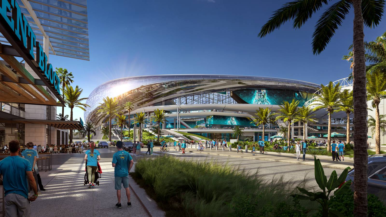 See the video Jacksonville Jaguars unveil future stadium design Action News Jax