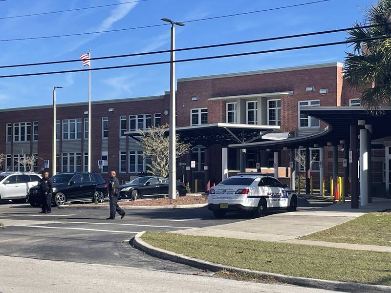 Police activity at Lake Shore Middle School