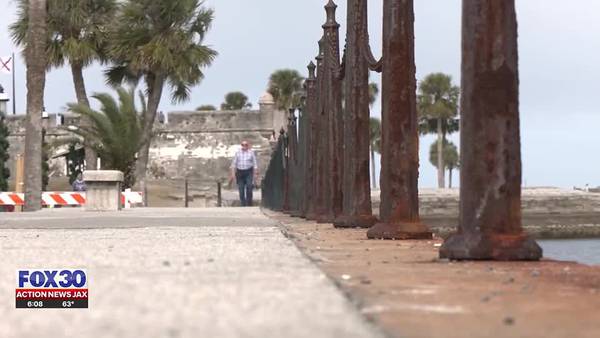 FDOT meets with St. Augustine neighbors for Downtown seawall replacement project