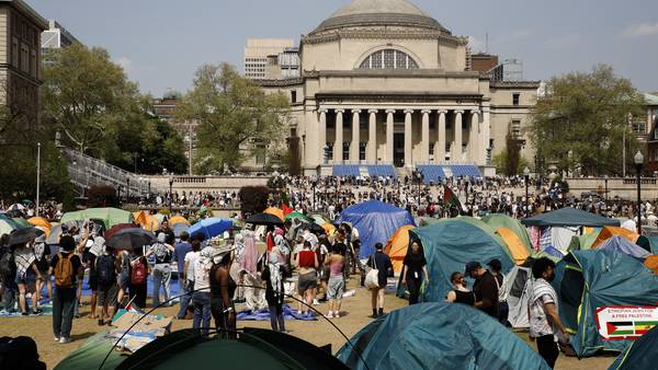 Israel-Hamas war protesters defy Columbia University's deadline to disband camp or face suspension