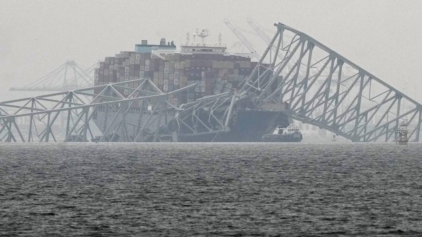 Barges are bringing cranes to Baltimore to help remove bridge wreckage and open shipping route
