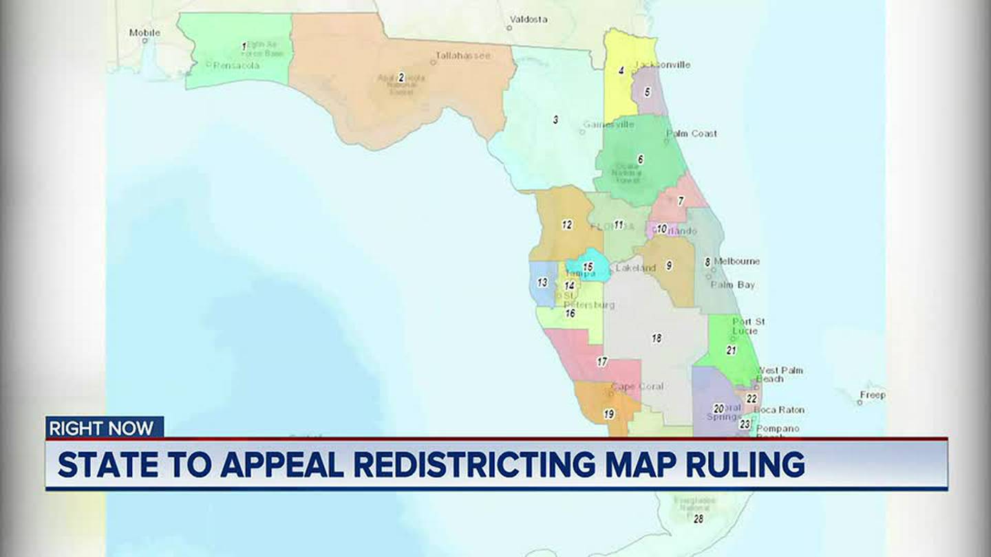 Florida appeals court reinstates DeSantis congressional map